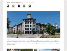 Tablet Screenshot of bgoarchitects.com